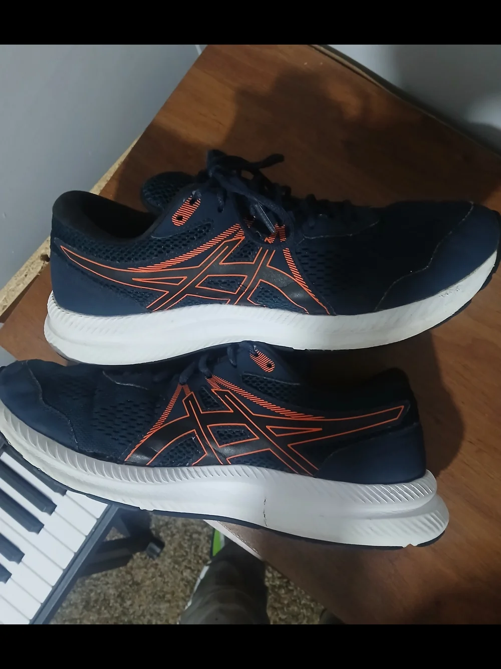 Mens Size 13 Asics Gel Contender 7 Navy & Orange